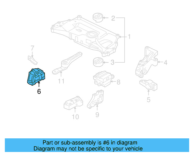 Mount 1K0-199-262-M - View 21