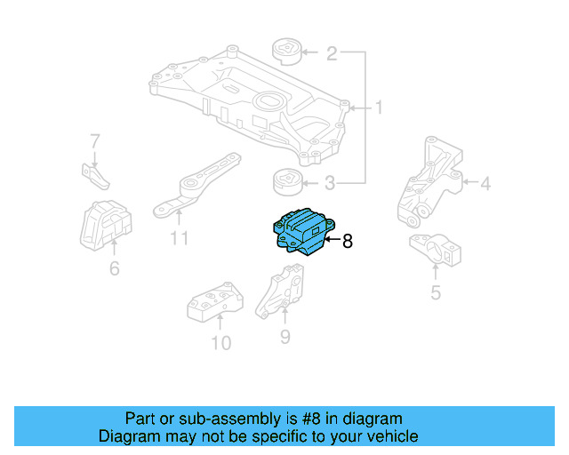 Mount 1K0-199-555-Q - View 11