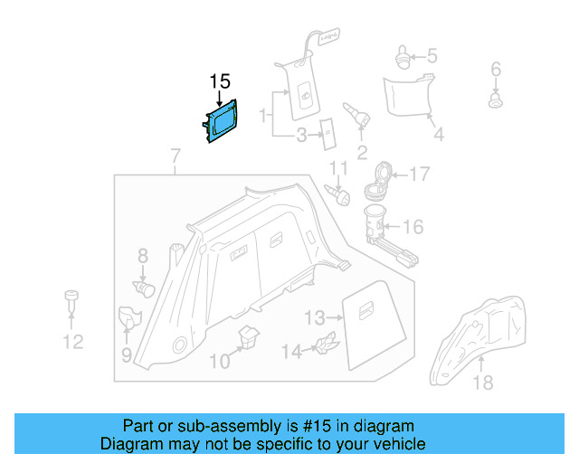 Bezel 5G9-867-864-A-9B9 - View 4