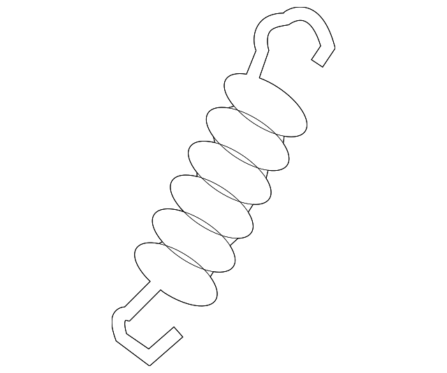 Tension Spring 1K0-881-095 - View 4