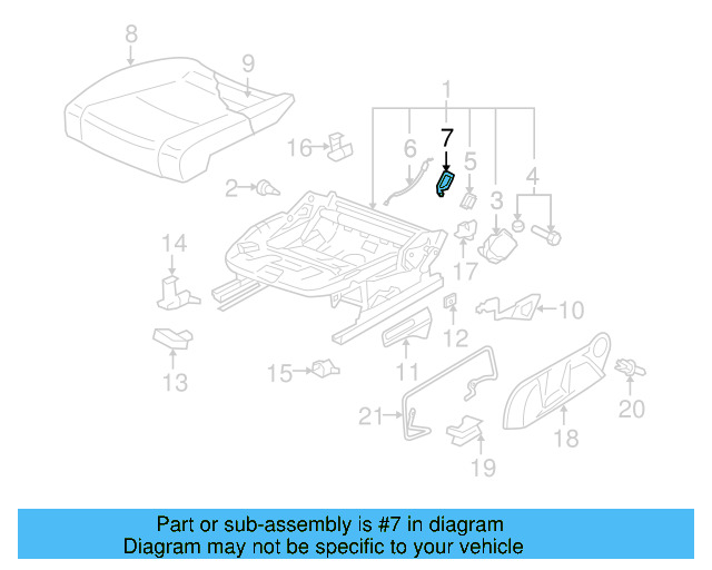 Cable Holder 1K3-881-132-B - View 10