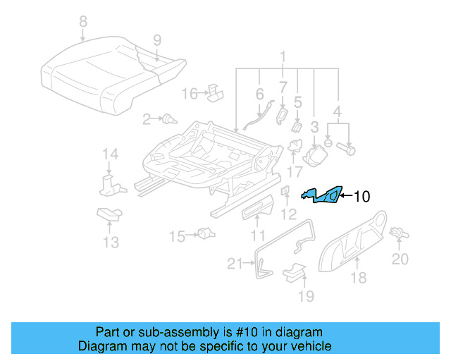 Adjust Lever 1K0-881-092-B - View 36