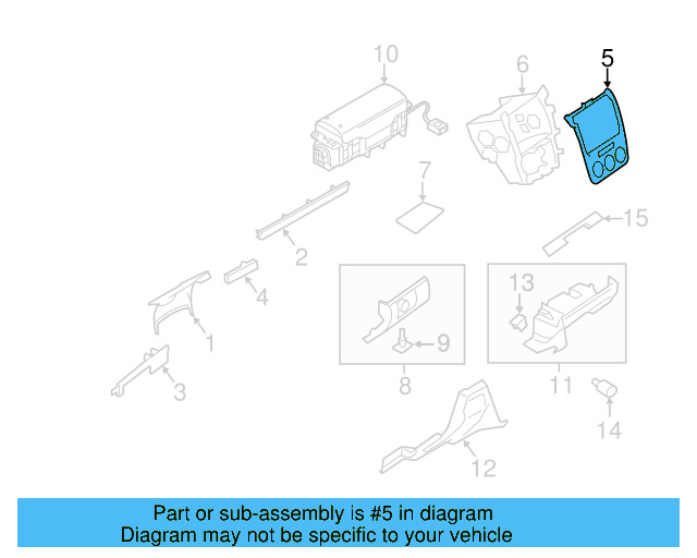 Trim Plate 1Q0-858-069-F-L88 - View 3