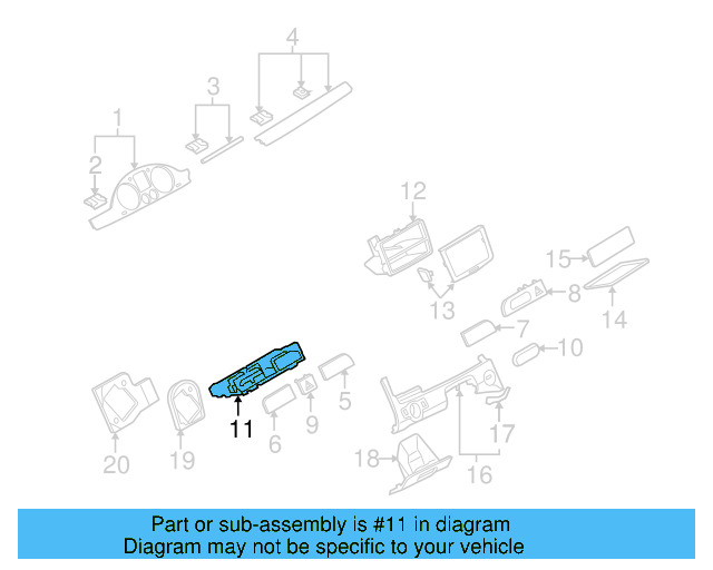 Shelf 3C1-857-346-L - View 3