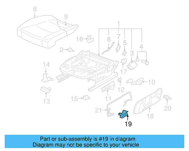 Side Cover Clip 1T0-881-621 - View 10