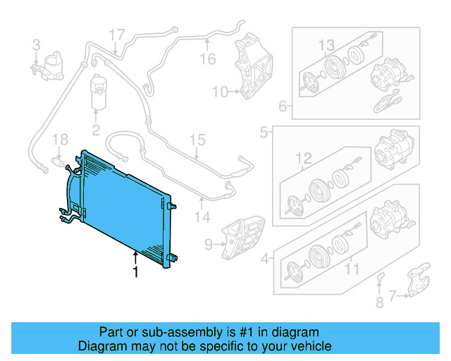 Condenser Assembly 8D0-260-403-H - View 7