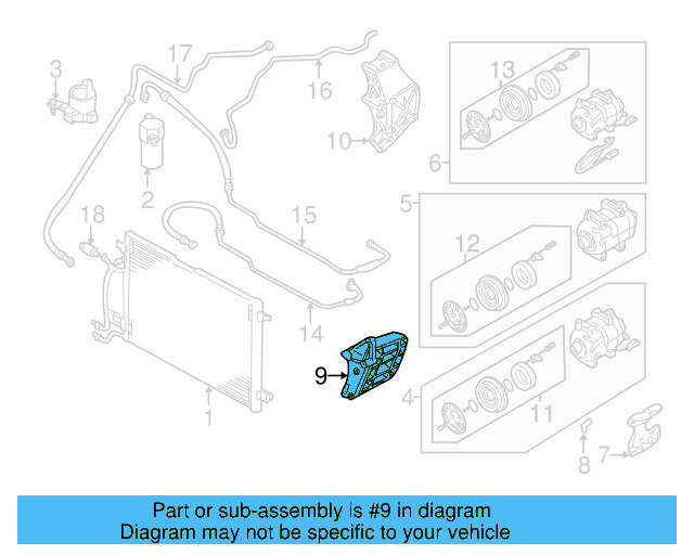 Compressor Bracket 058-260-885-C - View 10