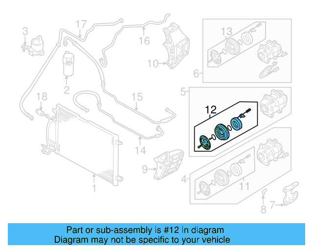 Clutch 8D0-260-811-A - View 8