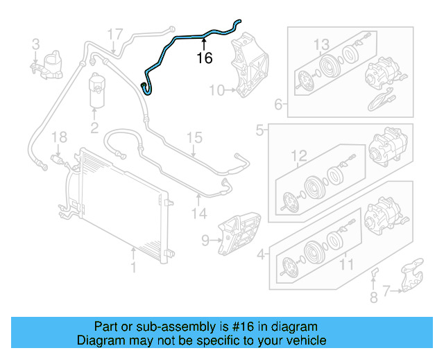 AC Hoses 4B0-260-701-C - View 5