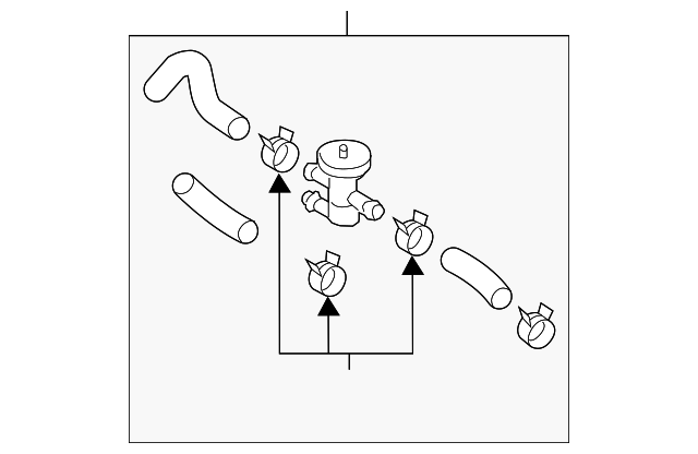 Coolant Hose 7P0-122-073-B - View 4