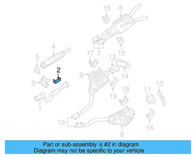Converter & Pipe Bracket 3D0-253-160-A - View 7