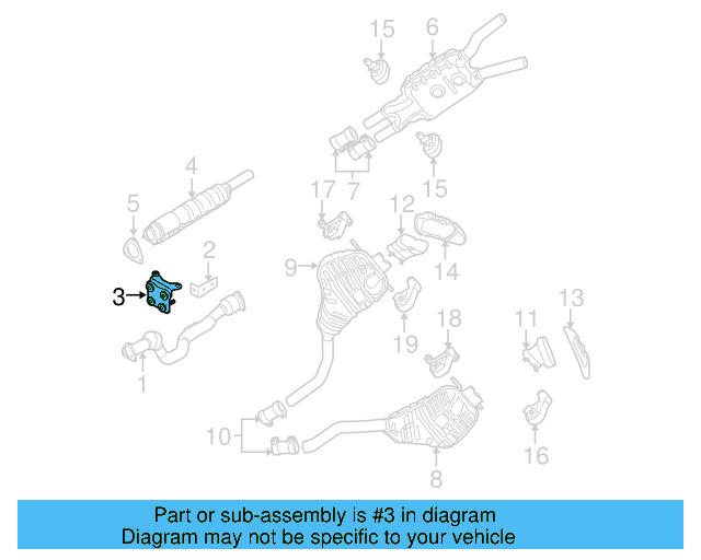 Finish Pipe Bracket 3D0-253-463-E - View 8