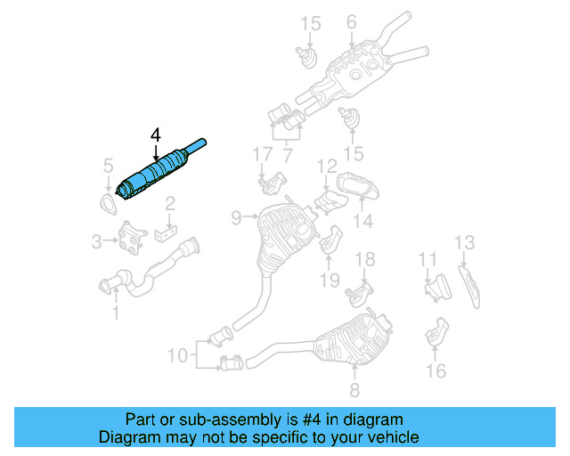 Catalytic Converter 3D0-254-401-CX - View 4