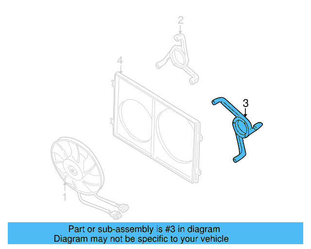Engine Cooling Fan Motor Bracket 1J0-121-206-G-B41 - View 22
