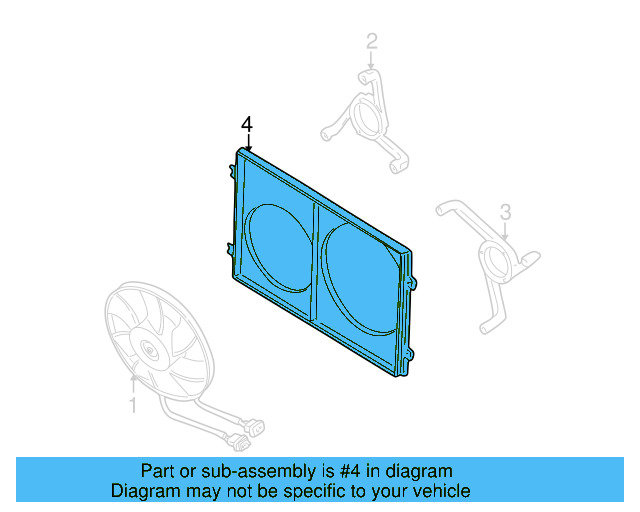 Fan Shroud 1J0-121-205-B-B41 - View 30