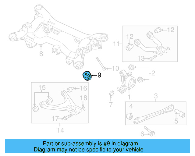Suspension Cross 8E0-505-145-M - View 7