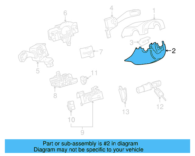 Steering Column Cover 5N0-858-559-F-82V - View 20