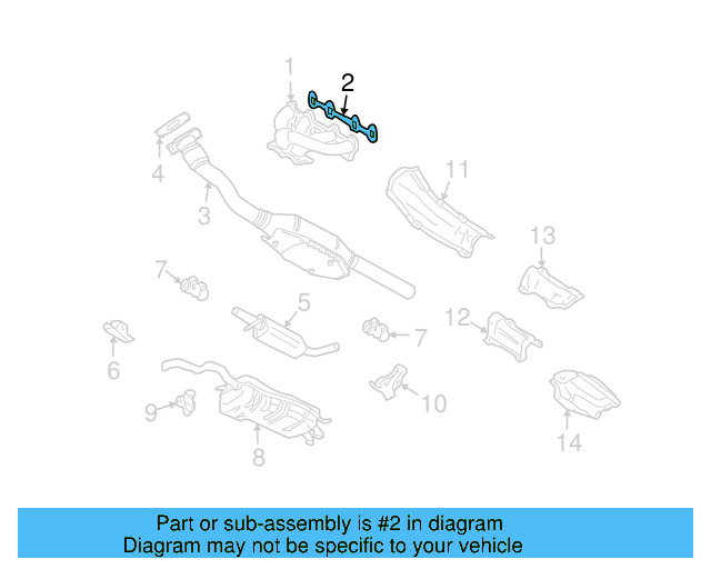 Manifold Gasket 06A-253-039-L - View 17