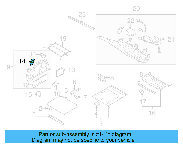 Tie Down Hook 1J0-804-299 - View 69