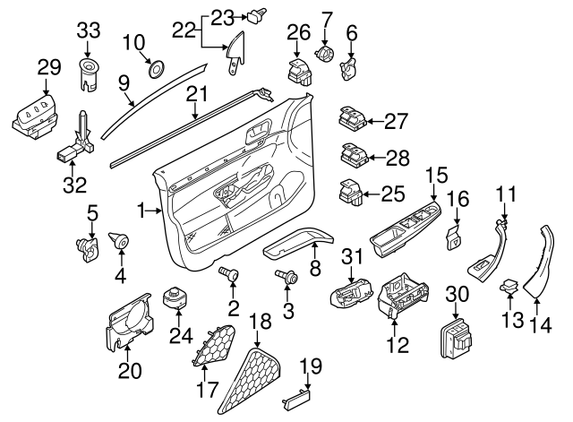 Window Switch 7L6-959-855-B-REH - View 32