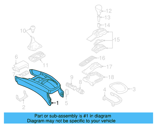 Front Console 3B1-863-243-B-75R