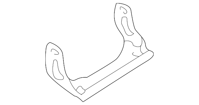 Front Console Bracket 8D0-863-531-A - View 2