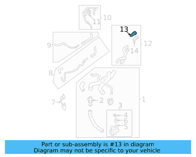 Hose & Tube Assembly Coupling 1K0-122-291-J - View 38
