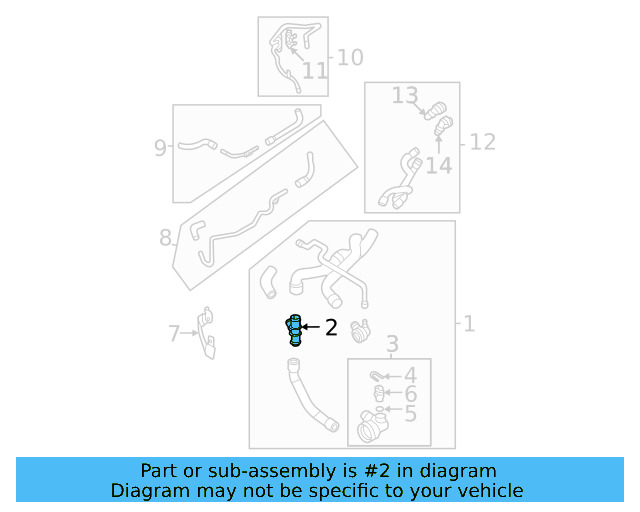 Hose & Tube Assembly Coupling 1K0-122-291-J - View 10
