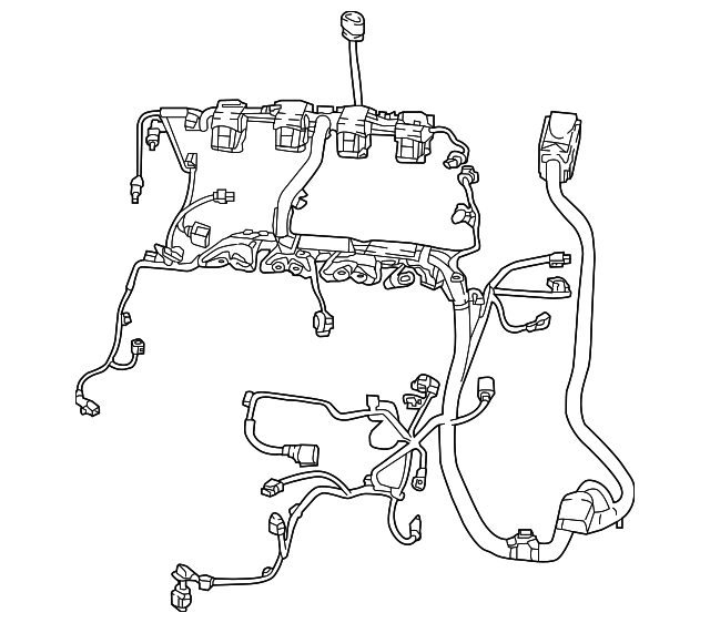 Engine Harness 06K-971-627-BJ - View 18