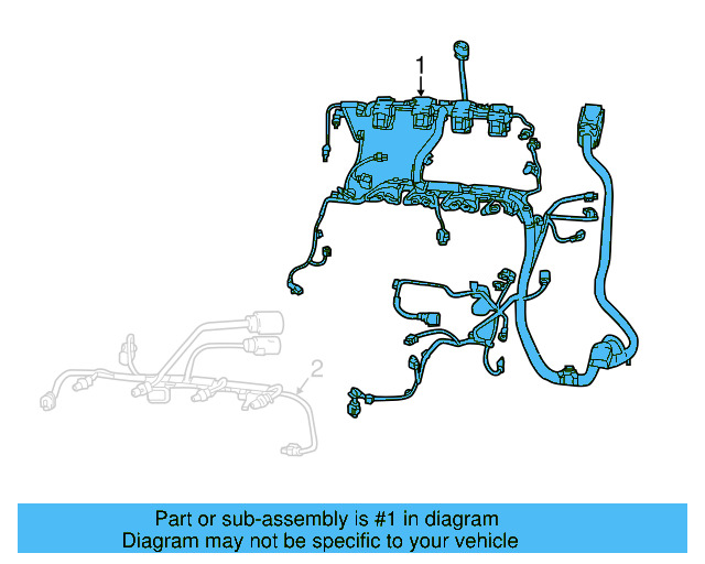 Engine Harness 06K-971-627-BJ - View 17