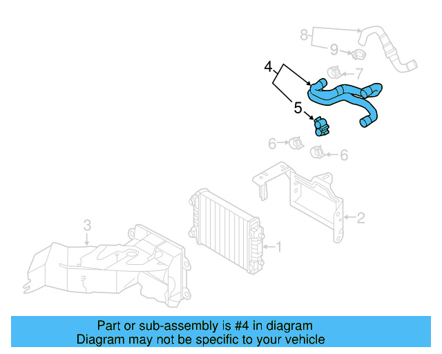 Upper Mount 1K0-121-367-P - View 9