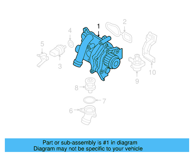 Water Pump 06H121026AB - View 18