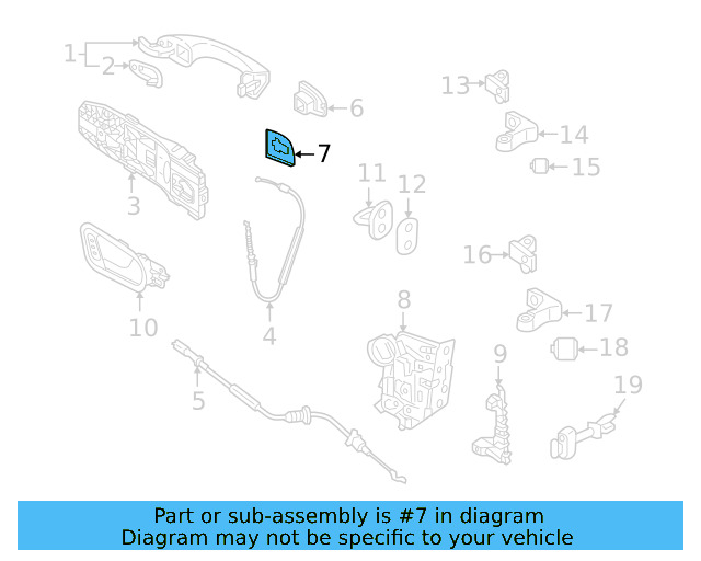 Handle, Outside Gasket 5GG-837-209-9B9