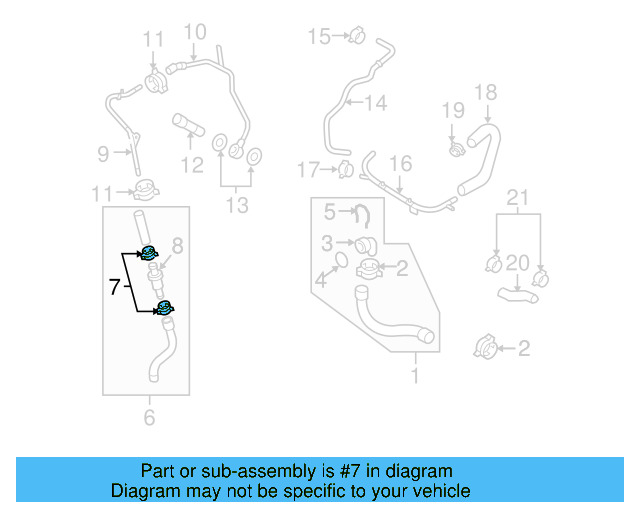 Hose 06F-121-063-D - View 2