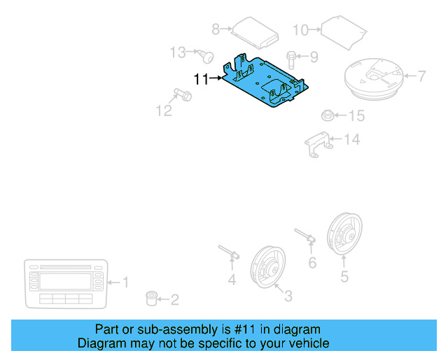 Bracket 1K0-035-883-E - View 15