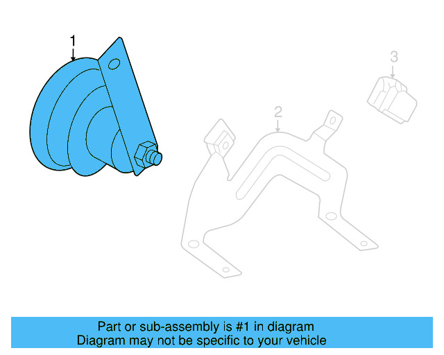 Alarm Horn 5C0-951-115 - View 54