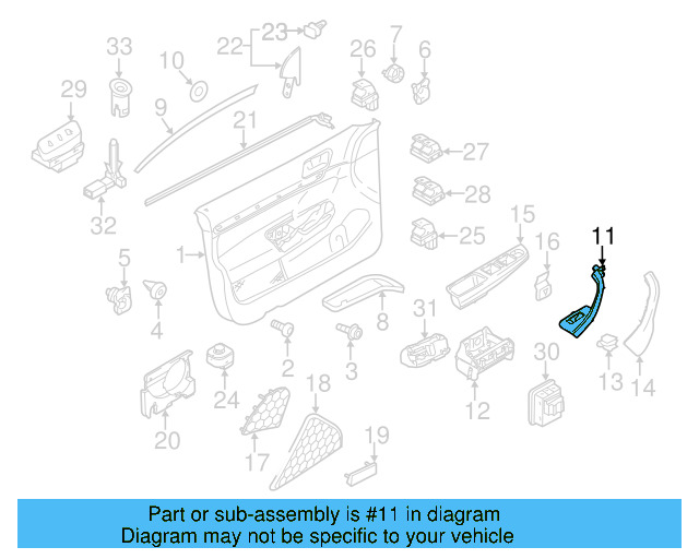 Grip Handle 1K0-867-180-D-E46 - View 3