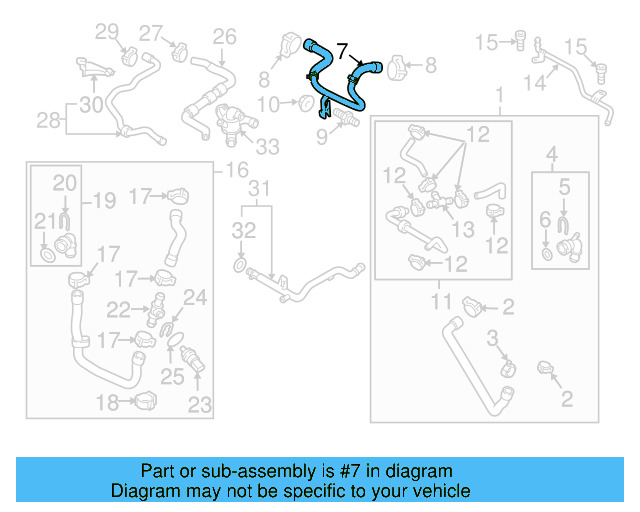Hose & Tube Assembly 03L-122-157-E - View 13