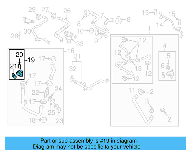 Lower Coupling 1K0-122-291-BM - View 34