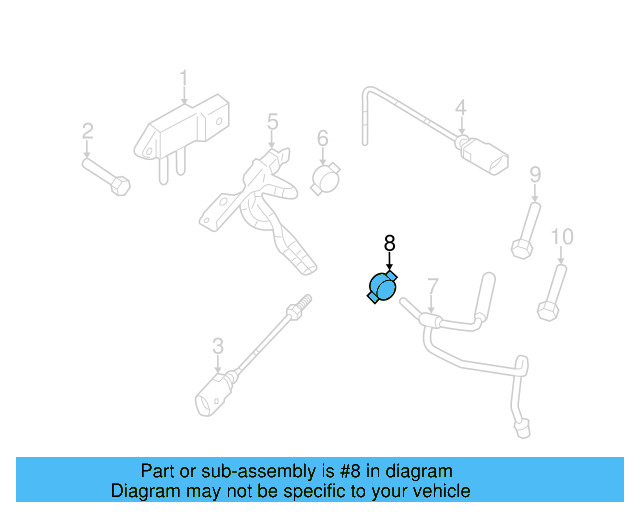 Vacuum Harness Clip 6Q0-131-927 - View 4