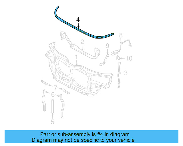 Upper Seal 3B0-121-221-E - View 3