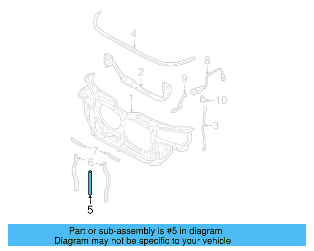 Sealing Strip 3B0-121-221-B