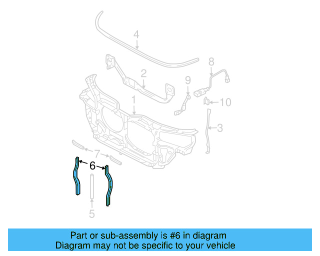 Sealing Strip 4B0-121-221-B - View 11
