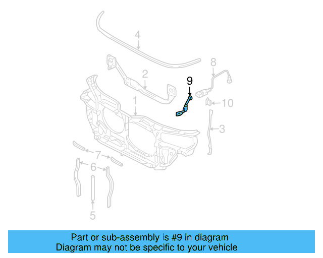 Temp Sensor Bracket 8D0-820-536-C - View 22