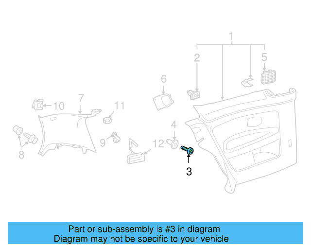 Scuff Plate Bolt N-909-059-02 - View 13
