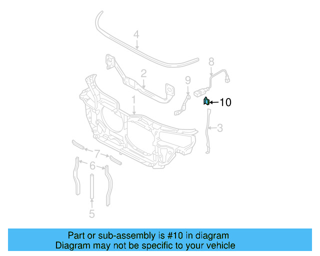 Temp Sensor Retainer N-906-539-01 - View 14