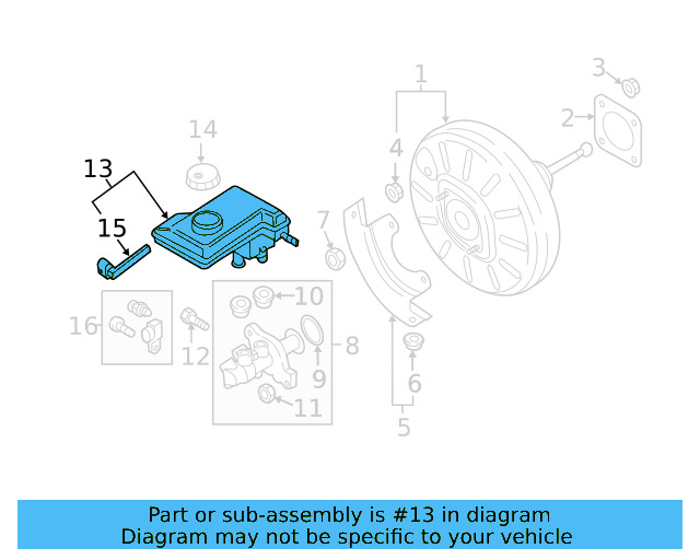 Master Cylinder Reservoir 5Q1-611-301-D
