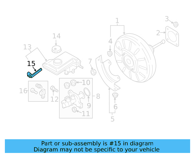 Brake Fluid Level Switch 1S0-611-377 - View 44