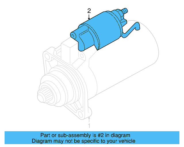 Starter Solenoid 02A-911-287-B - View 6
