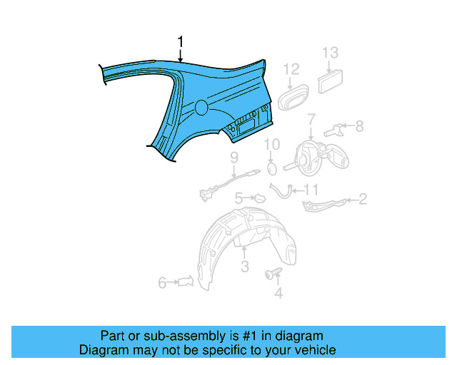 Quarter Panel 3C9-809-843-A